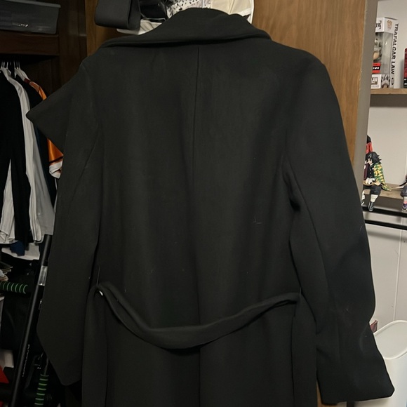 NWT Forever 21 black winter dress coat - Picture 2 of 2